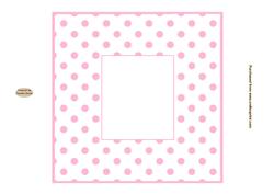 Baby Girl Blank 7x7ins Insert 6