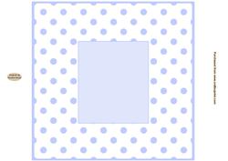 New Baby Boy 8x8ins Blank Insert
