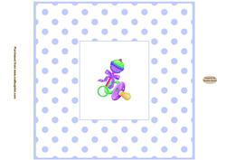 New Baby Boy 8x8ins Insert 1