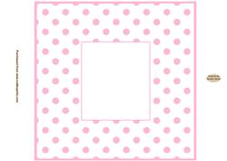 New Baby Girl 8x8ins Blank Insert