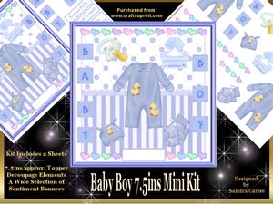 Baby Boy 7.5ins Mini Kit