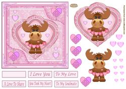 You Took My Heart Decoupage Topper