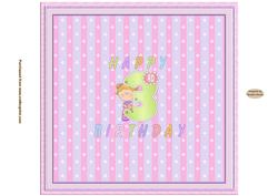 Happy 3rd Birthday Insert to Match Cup600545_719