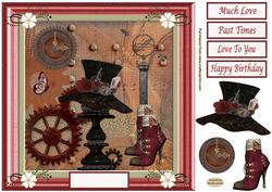 Red Steampunk Topper