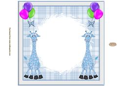 Jungle Giraffe Blank Insert to Match Cup603504_719