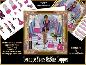 Teenage Years 8x8ins Mini Kit
