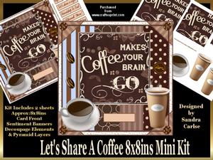 Let's Share a Coffee Mini Kit