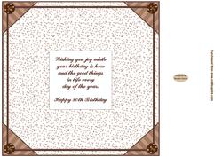 Happy 80th Birthday Chocolate Insert to Match Cup611082_719