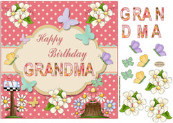 Happy Birthday Grandma Topper
