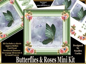 Butterflies & Roses Mini Kit