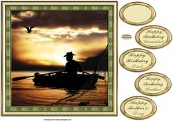 Fathers Day/Birthday Fishing Topper 2