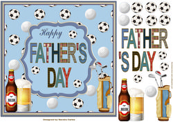 Happy Father's Day Decoupage Topper