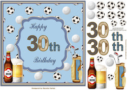 Happy 30th Birthday Sport Topper