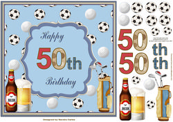 Happy 50th Birthday Topper