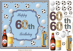 Happy 60th Birthday Topper