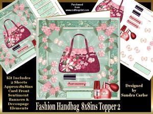 Fashion Handbag 3 Decoupage Mini Kit