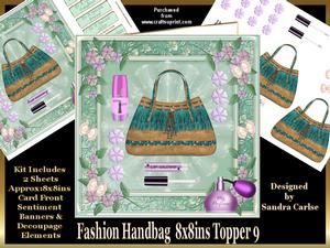 Fashion Handbag 9 Decoupage Mini Kit
