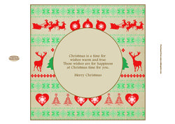 Nordic Christmas Insert 3 Approx: 7.75" Square