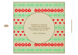 Nordic Christmas Insert 6 Approx: 7.75" Square