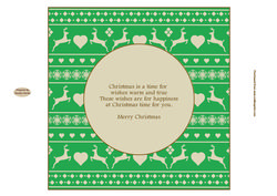 Nordic Christmas Insert 15 Approx: 7.75" Square