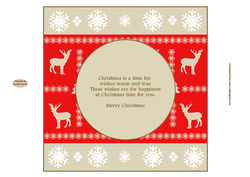 Nordic Christmas Insert 19 Approx: 7.75" Square
