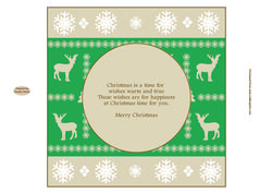 Nordic Christmas Insert 20 Approx: 7.75" Square