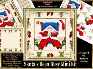 Santas Been Busy Mini Kit