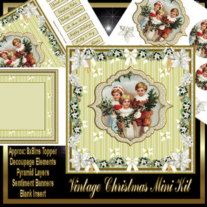 Vintage Family Christmas Mini Kit