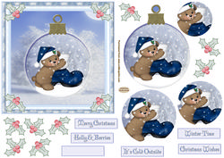 It's Cold Outside Christmas Topper