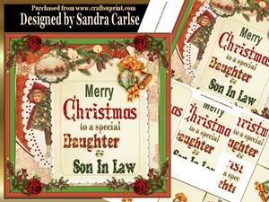 Merry Christmas Daughter & Son in Law Mini Kit