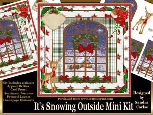 Christmas Its Snowing Outside Mini Kit