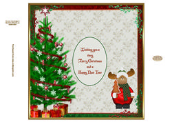 Mooseful Christmas Insert to Match Cup653622_719