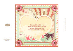 Pretty Floral Insert 1