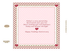 Happy Anniversary Insert