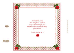 Pretty Red Rose Insert 1