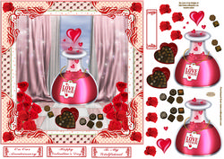 Chocolates & Roses Topper