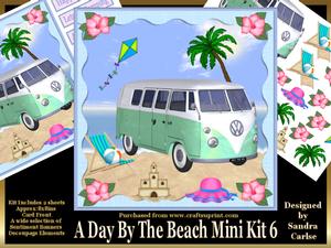 A Day by the Beach Mini Kit 6 Collection