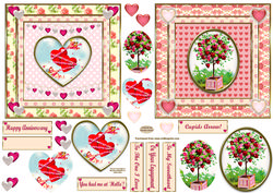 To My Sweetheart 5x5ins Toppers
