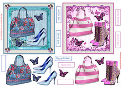 Shoes & Bags Decoupage Toppers