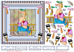 The Decorator Decoupage 7x7ins Topper