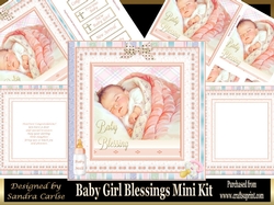 Baby Girl Blessings Mini Kit