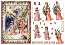 Winter Wonderland Vintage Topper