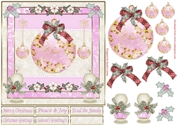 Christmas Bauble Decoupage Topper 4