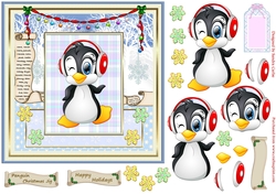 Penguin Christmas Jig Topper