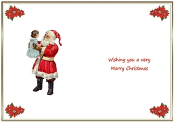 Santa Claus Christmas Insert