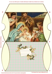 Nativity Christmas Pillow Box