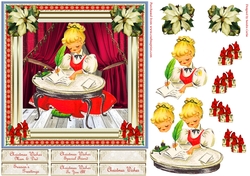 Christmas Wishes Vintage Topper