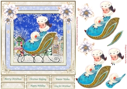 Cosy for Christmas Vintage Topper