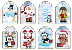 Christmas Gift Tags x 8