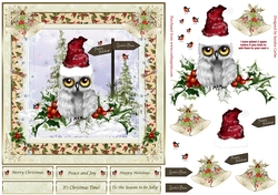Christmas Owl Topper